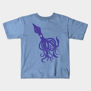 Purple Squid Kids T-Shirt